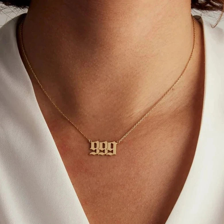 Lucky Angel Number Necklace