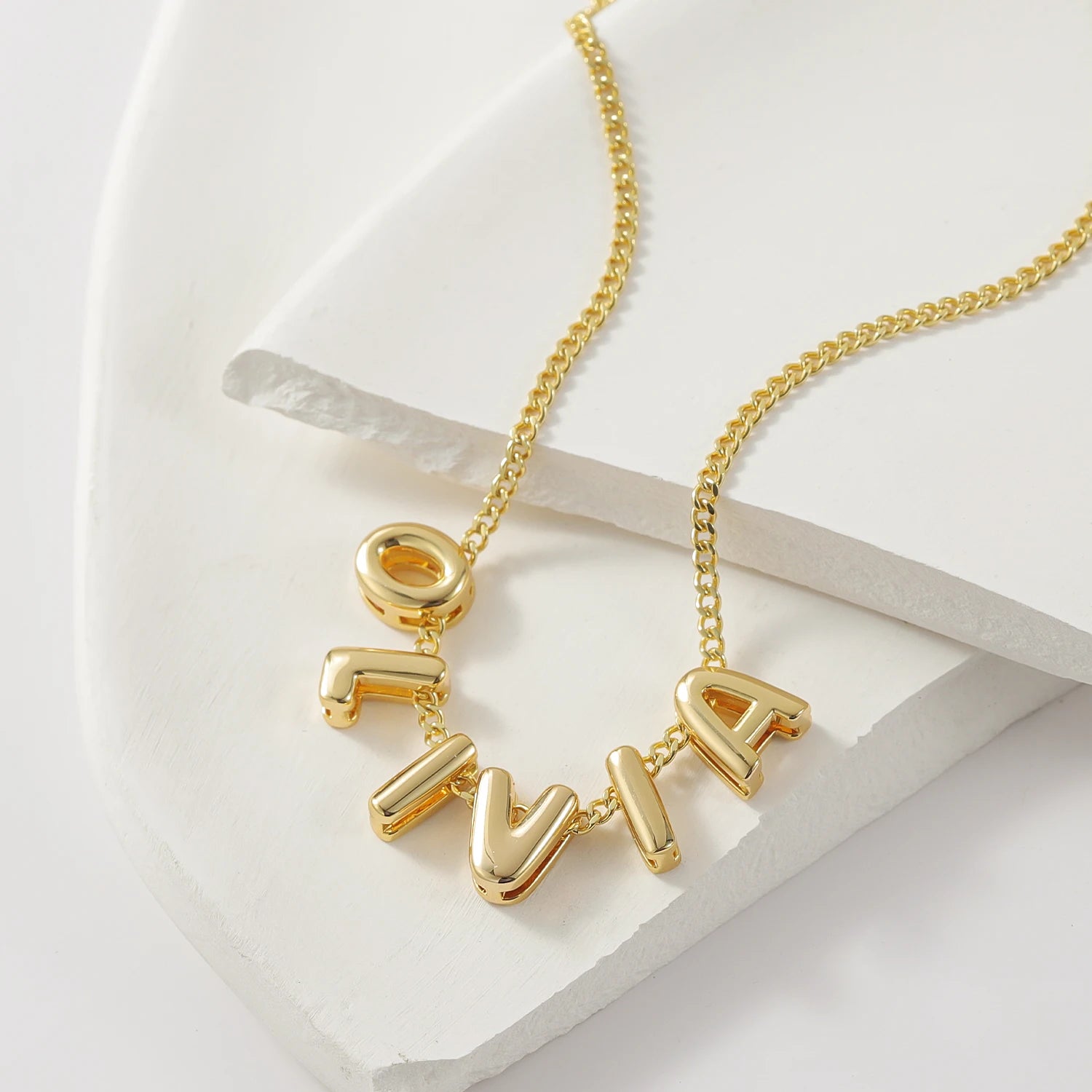Personalised Bubble Letter Necklace