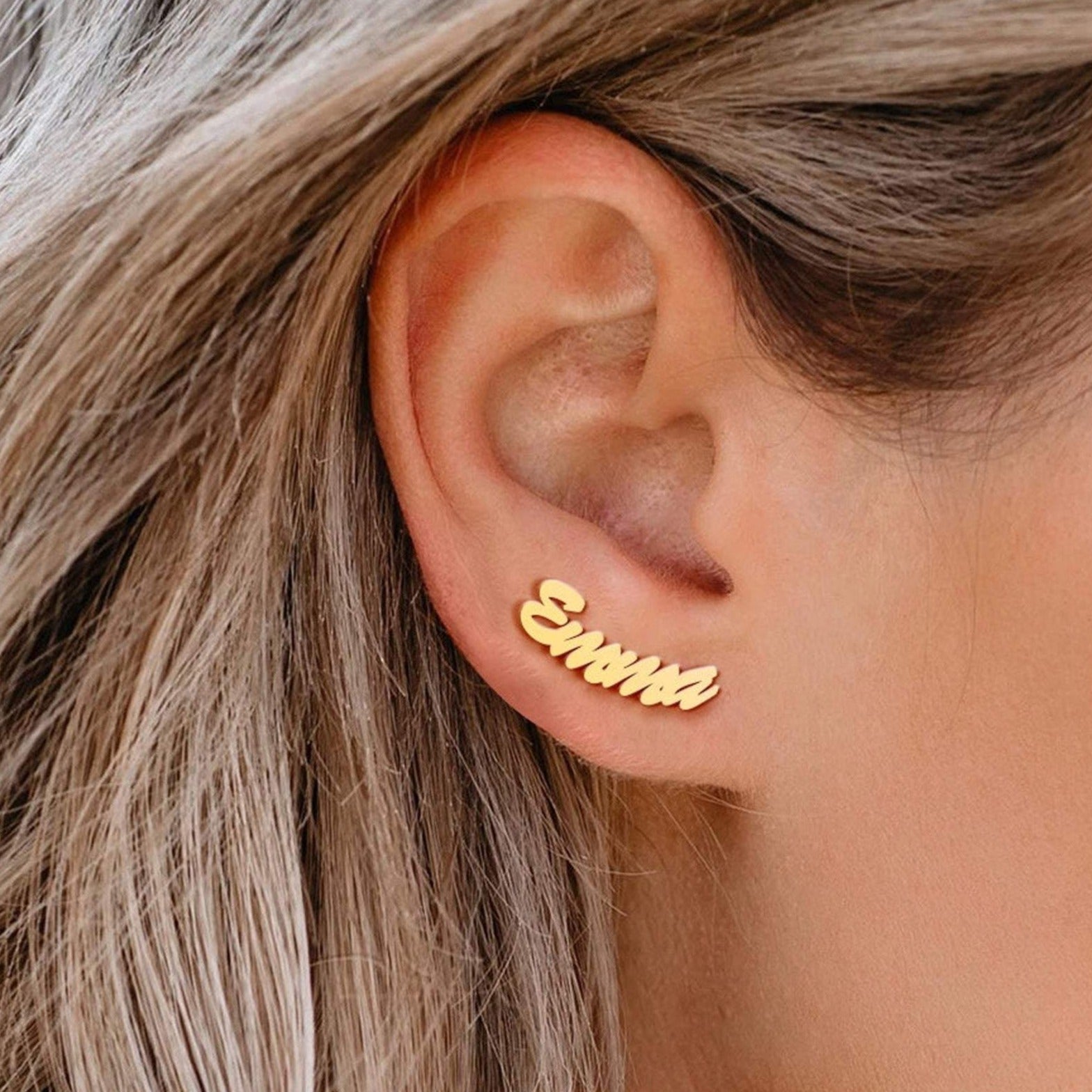 Been making custom name earrings. My initials: | Leslie Y. | Flickr